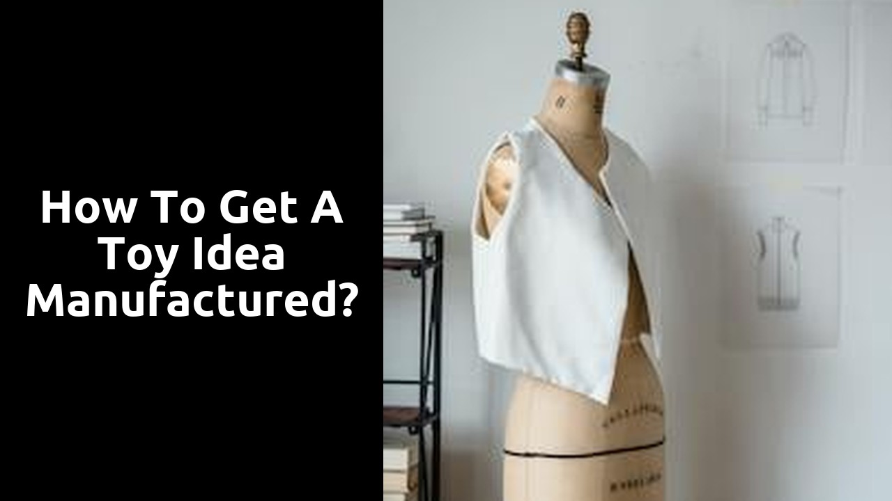 How to get a toy idea manufactured?